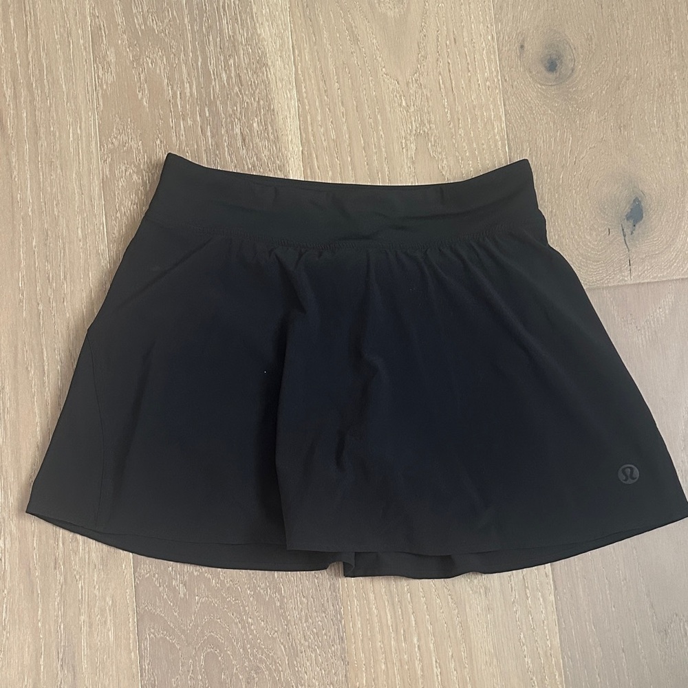 lululemon athletica Black Tennis Skirt